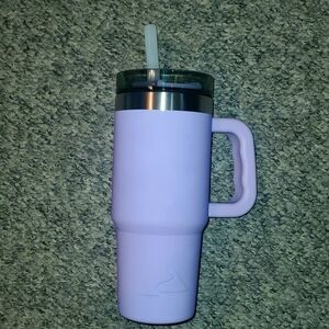 Ozark Trail Outdoor Equipment Vacuum Insulated 18 oz Cup with Straw and Handle